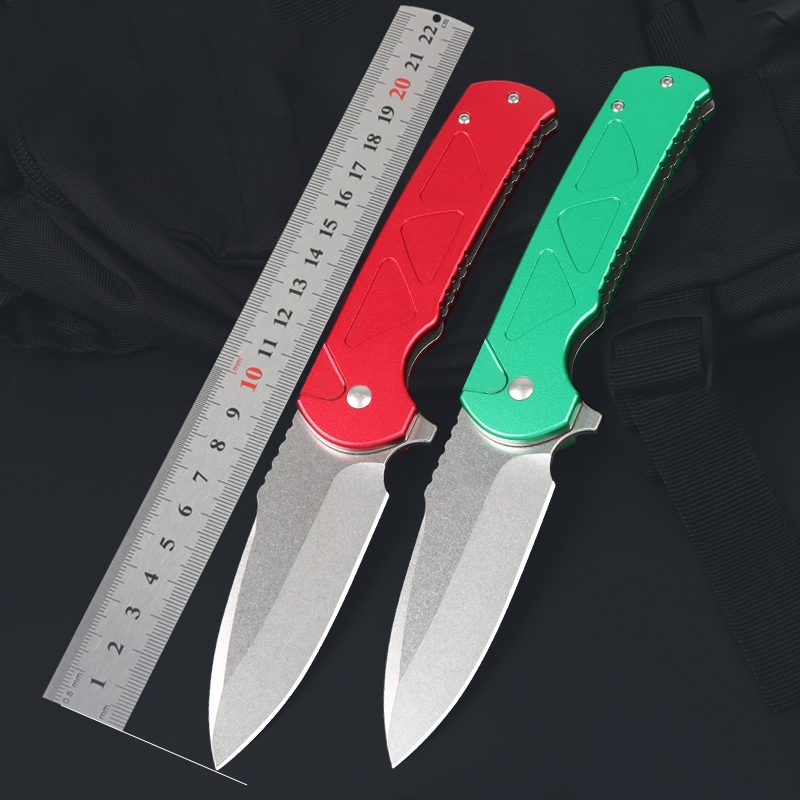 Everyday Carry (Edc) Knife - 7CR13 stainless steel folding knife, aluminum-steel