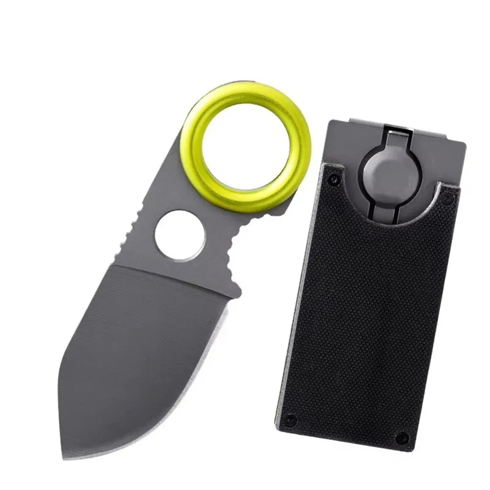 Everyday Carry (Edc) Knife - Mini EDC Ring Fixed Blade Knife