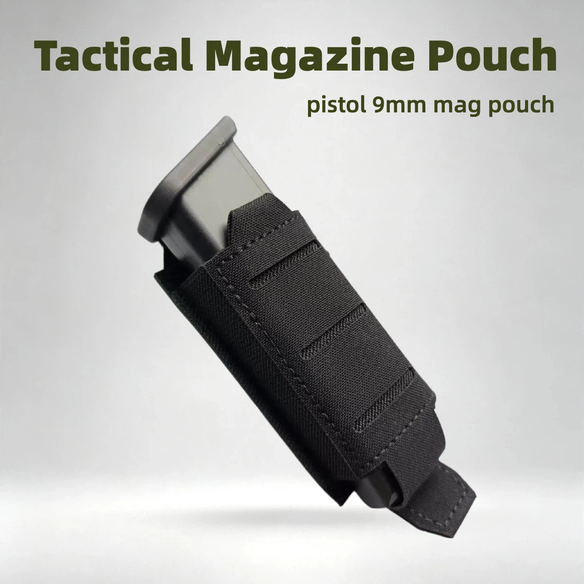 Edc Carry Holster - Laser Cut Single 9mm Mag Pouch