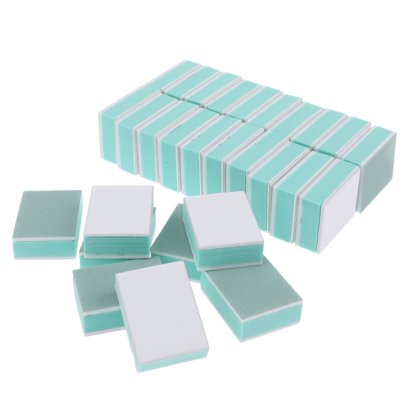 Nail File Titanium - 50 Pcs/lot Mini Nail Buffer Block