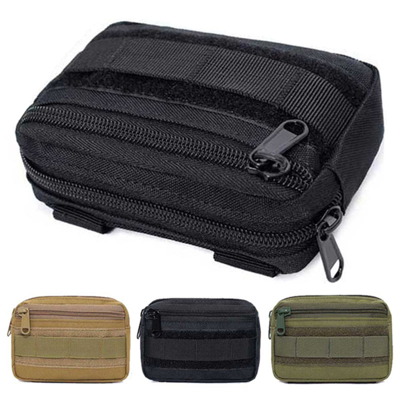 Edc Carry Belt Pouch - Double Layer EDC Pack Men Tactical