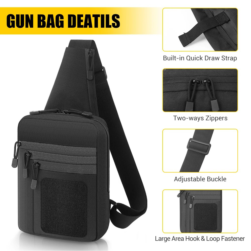 Concealed Carry Chest Gun Bag  - Edc Pistol Carry Bag 评论和价格