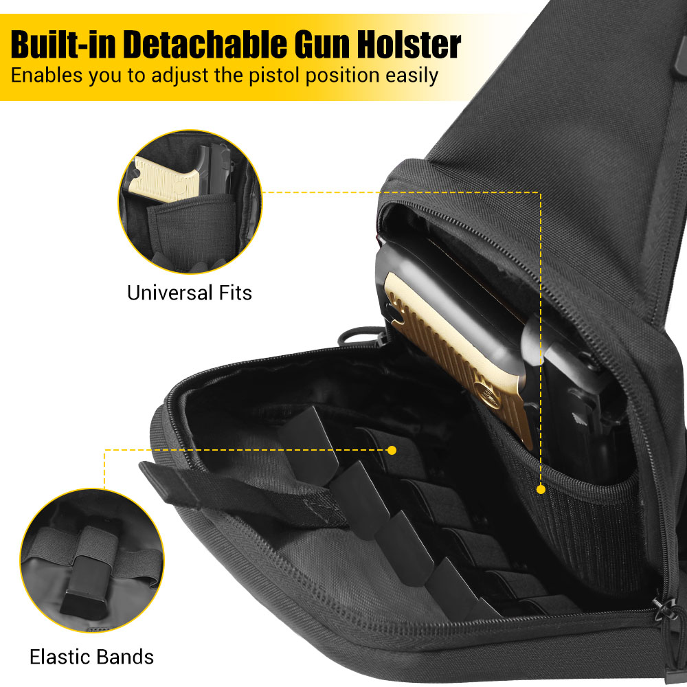 Tactical Pistol Gun Bag Concea - Edc Pistol Carry Bag 评论和价格