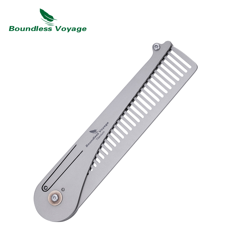 Titanium Foldable Comb Ultra L - Comb Pocket Titanium 评论和价格