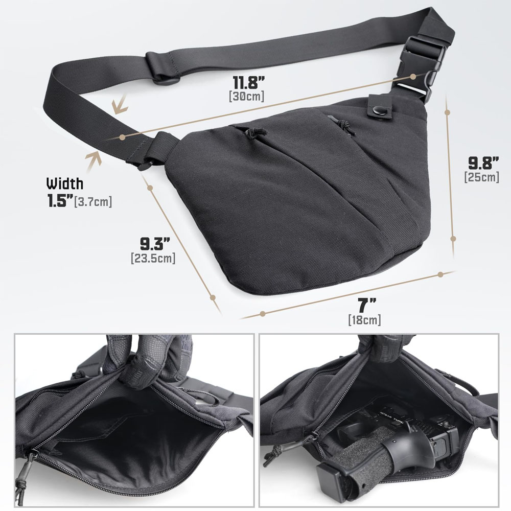 Tactical Concealed Gun Carry B - Edc Pistol Carry Bag 评论和价格