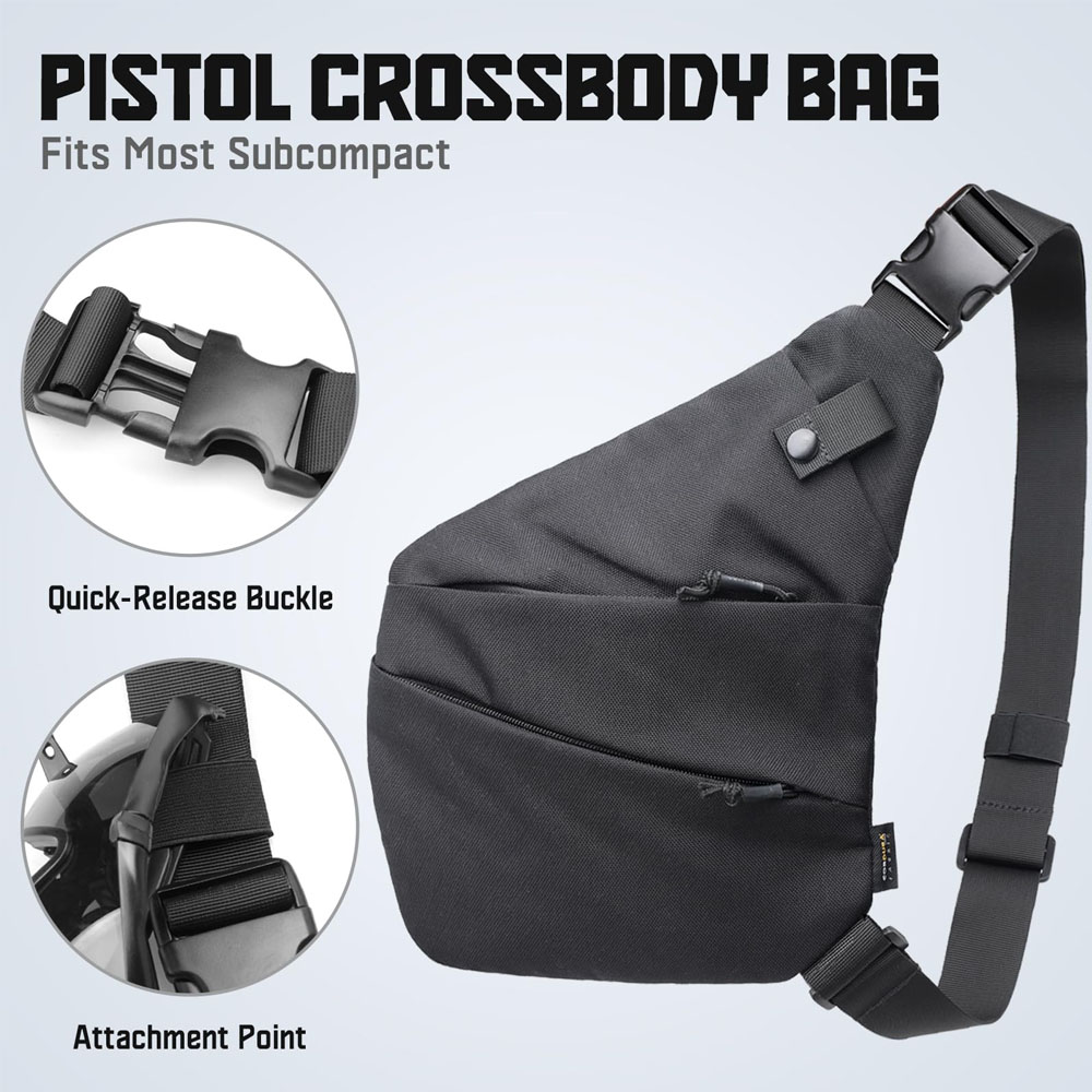 Tactical Concealed Gun Carry B - Edc Pistol Carry Bag 评论和价格