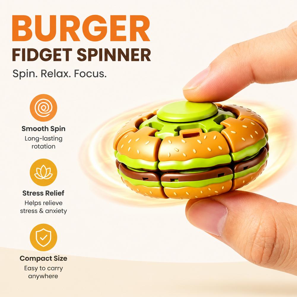 Humburger Fidget Spinner Toy R - Fidget Spinner Bearing 评论和价格