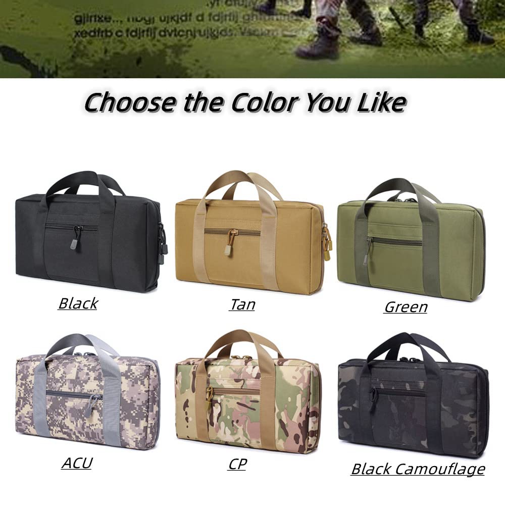 Tactical Pistol Range Bag Gun  - Edc Pistol Carry Bag 评论和价格