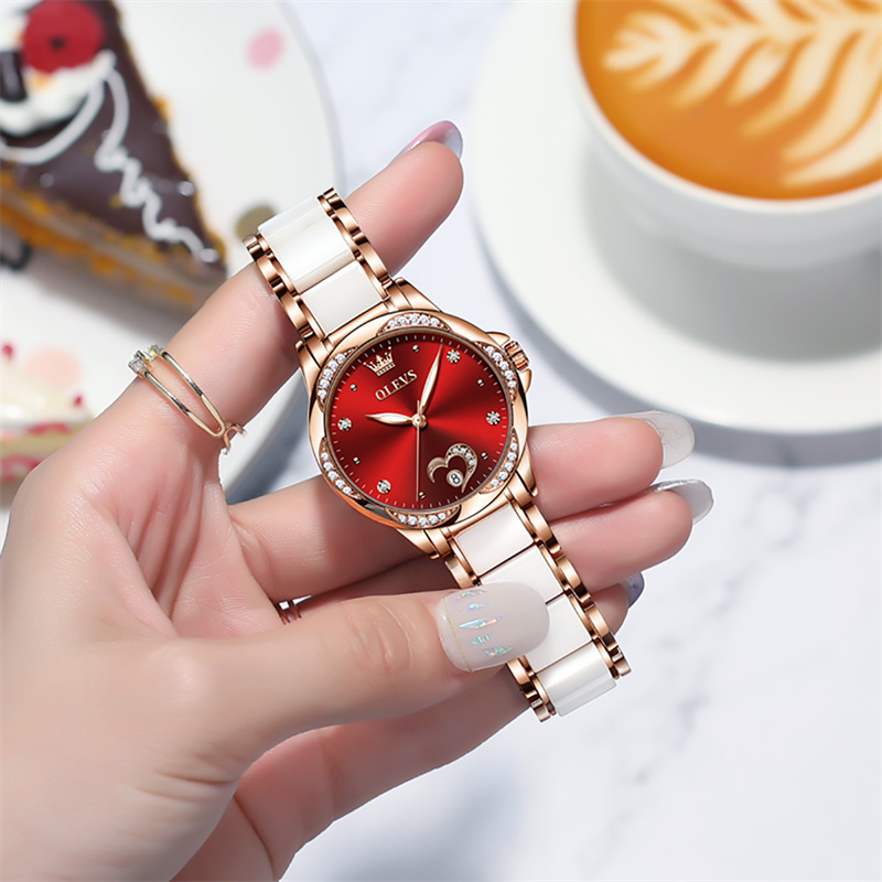 OLEVS Ladies Watch Woman Luxur - Watch Winder Compact 评论和价格