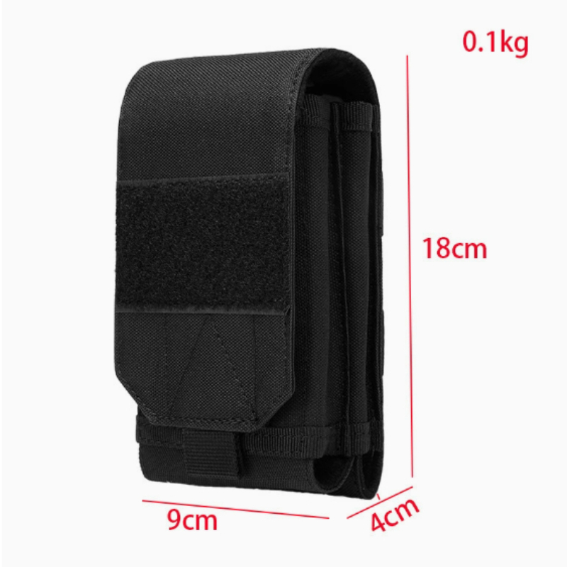 Tactical Double Layer Phone Ba - Edc Carry Bag For Men 评论和价格