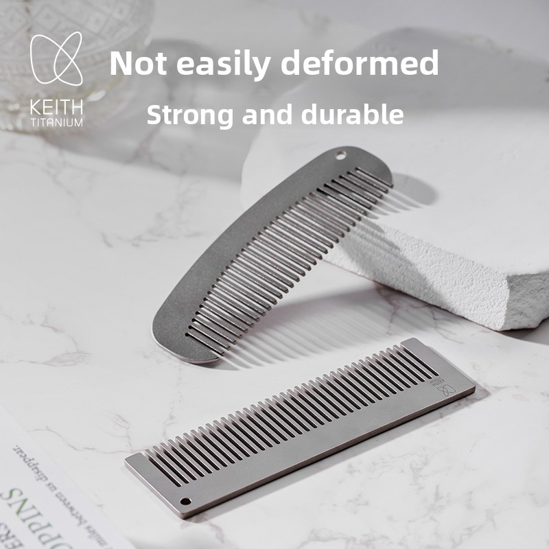 KEITH Pure Titanium Hair Comb  - Comb Pocket Titanium 评论和价格