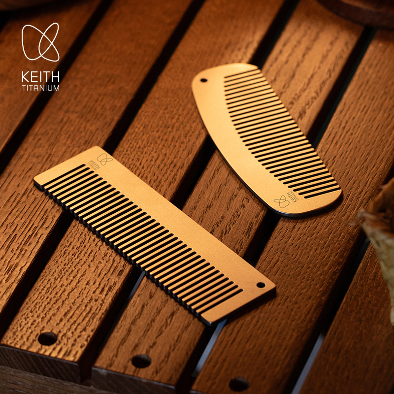 KEITH Pure Titanium Hair Comb  - Comb Pocket Titanium 评论和价格