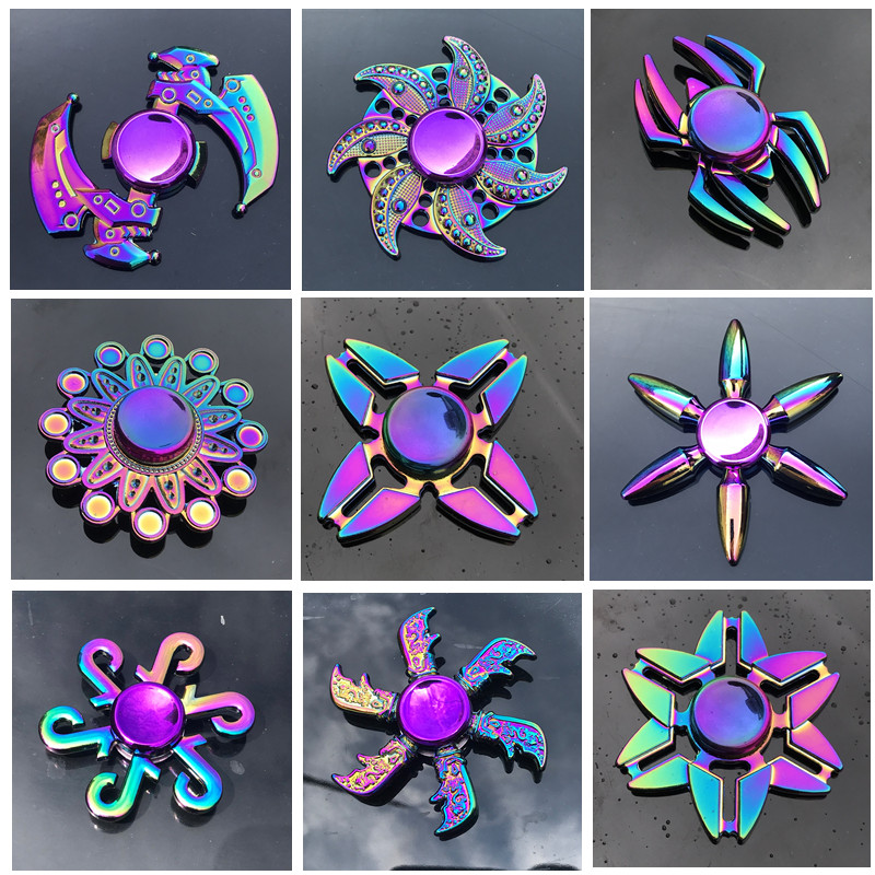 New Zinc Alloy Colorful Fidget - Fidget Spinner Bearing 评论和价格