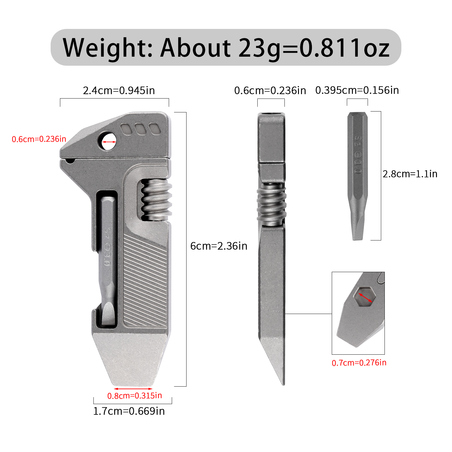 Titanium Alloy Mini EDC Multi  - Edc Gear Every Day Carry 评论和价格